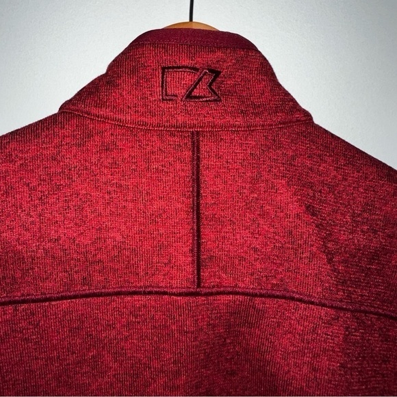 CUTTER AND BUCK Arizona Cardinals RED MAINSAIL full zip vest NWOT - Picture 8 of 13